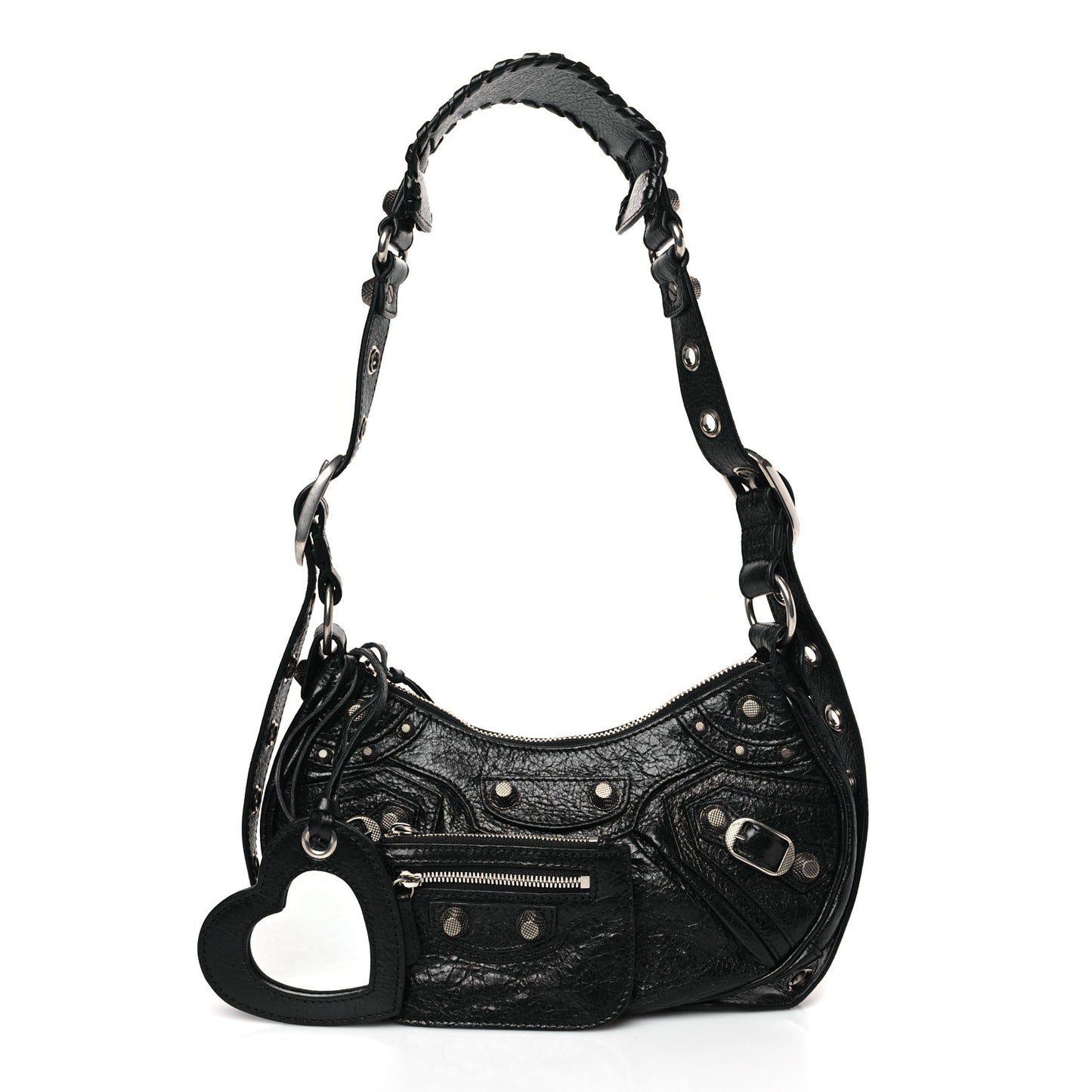 Agneau Arena Le Cagole Shoulder Bag XS Black