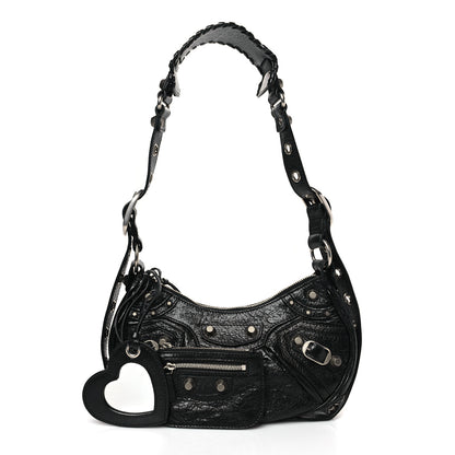 Balenciaga Agneau Arena Le Cagole Shoulder Bag XS Black 1 of 9