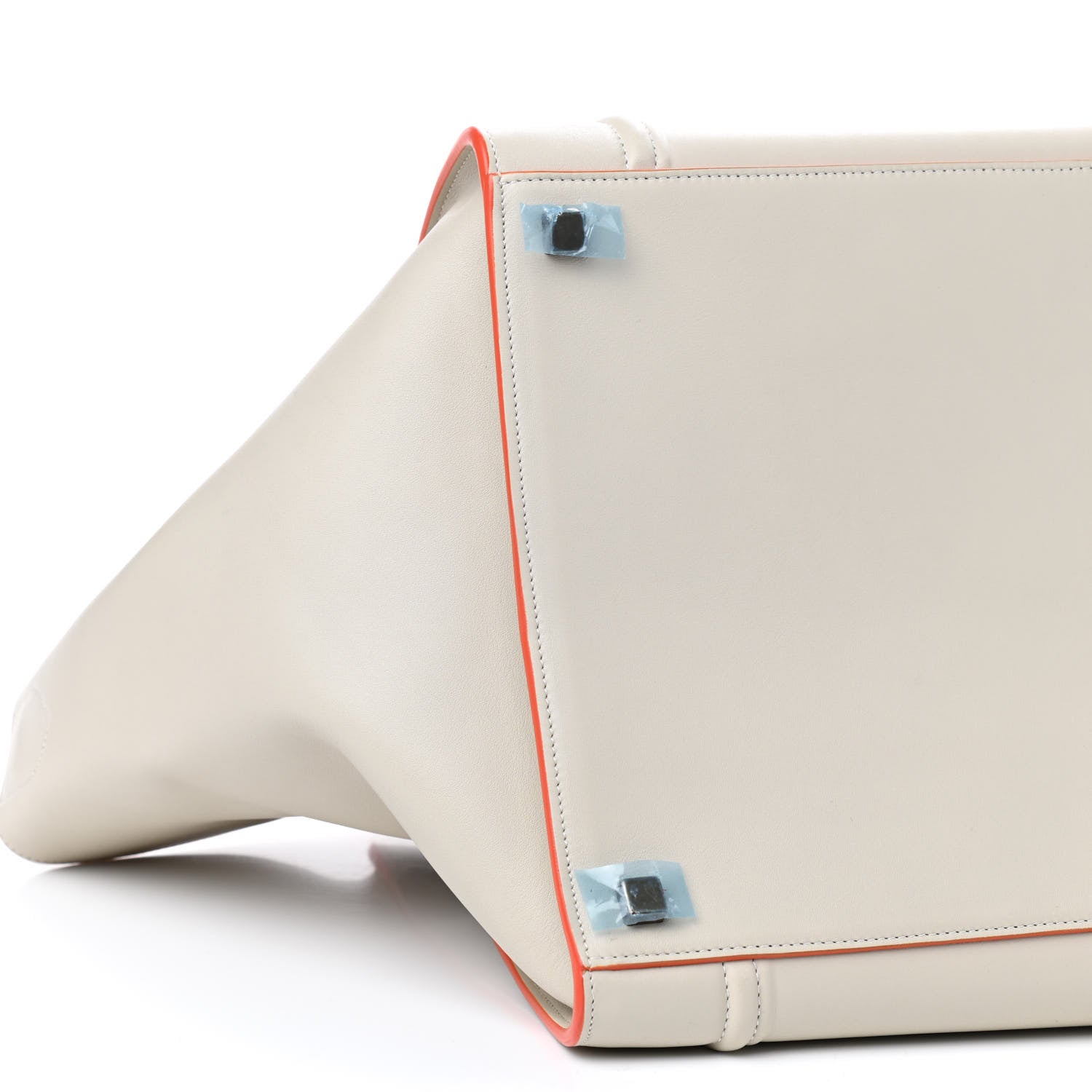 Celine Grained Calfskin Medium Phantom Luggage Cream 5 of 7