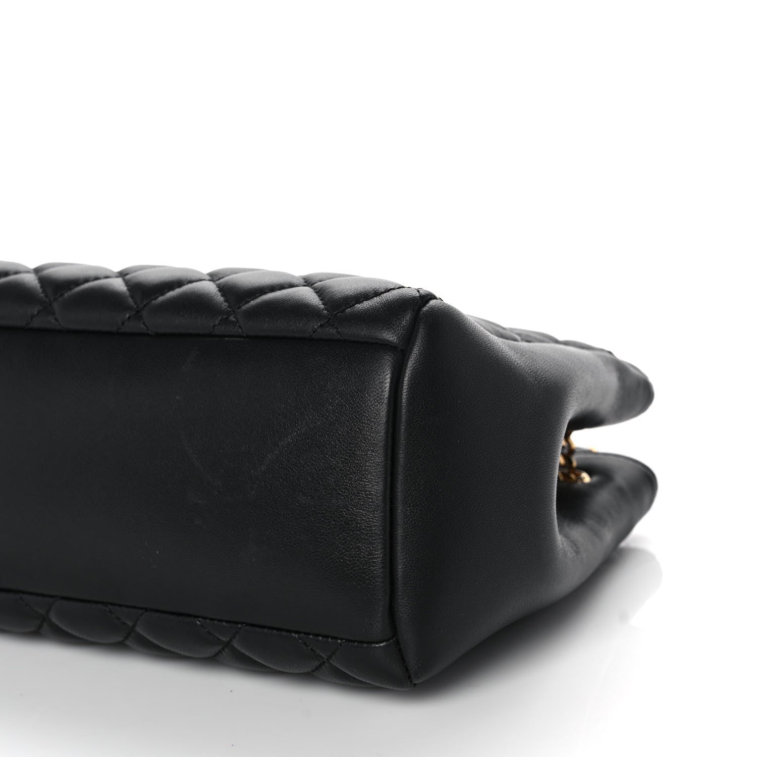 Versace Nappa Quilted Medusa Chain Shoulder Bag Black 10 of 11