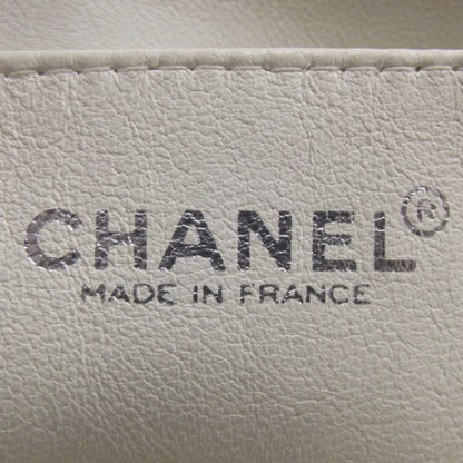 Chanel Lambskin Contrast Stitch Medium Flap White 8 of 12