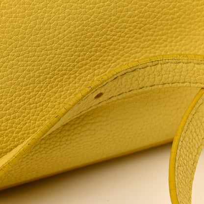 Balenciaga Grained Calfskin Le Dix Small Soft Cartable Mustard Yellow 16 of 21