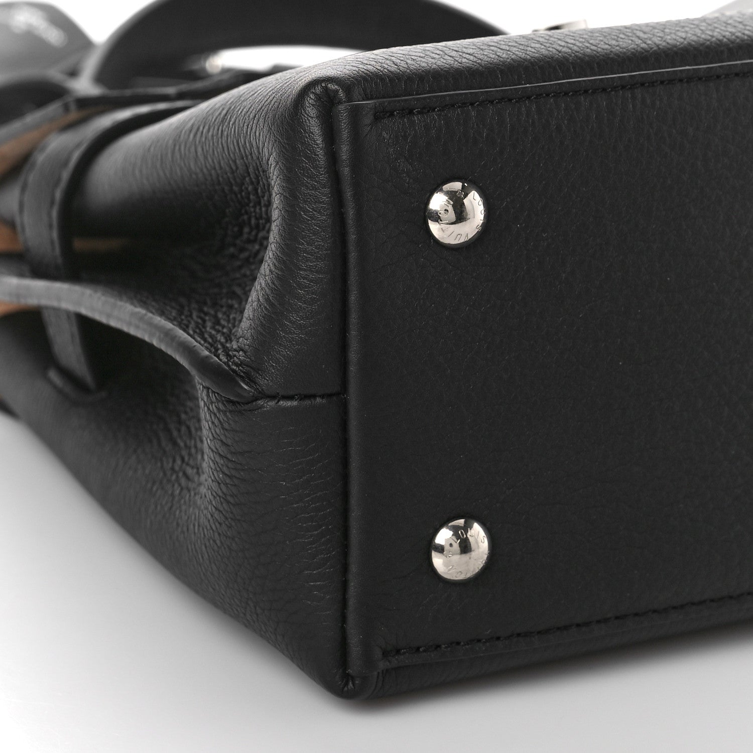 Louis Vuitton Calfskin Lockme Ever BB Black 7 of 8