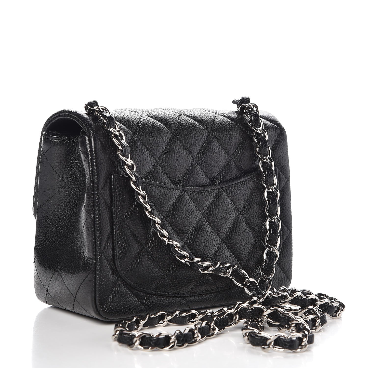 Chanel Caviar Quilted Mini Square Flap Black 3 of 9