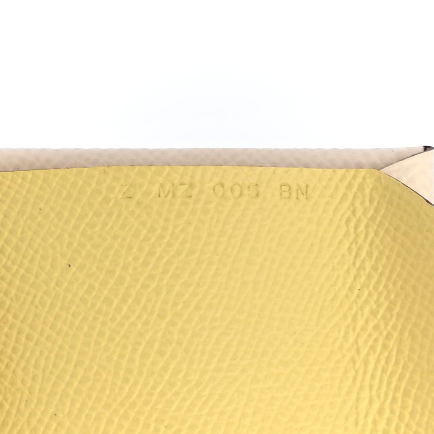 Epsom Verso Calvi Duo Card Case Nata Jaune Poussin