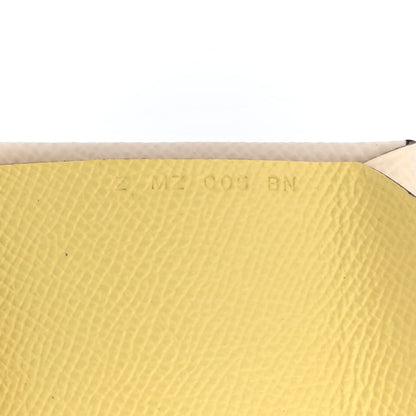 Hermes Epsom Verso Calvi Duo Card Case Nata Jaune Poussin 9 of 9