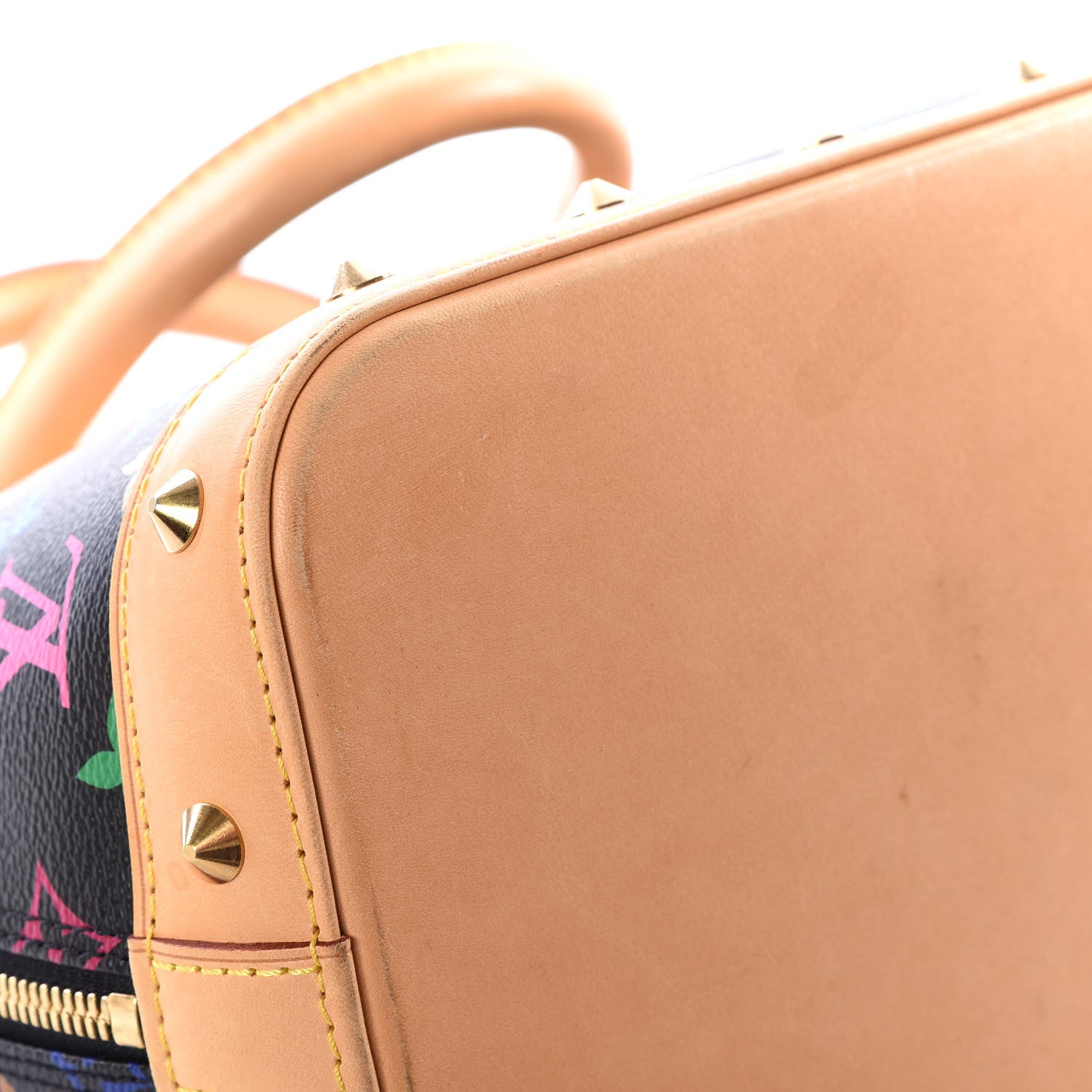 Louis Vuitton Monogram Multicolor Alma Black 7 of 11