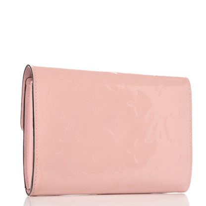 Louis Vuitton Vernis Sarah Compact Wallet Rose Ballerine 3 of 10