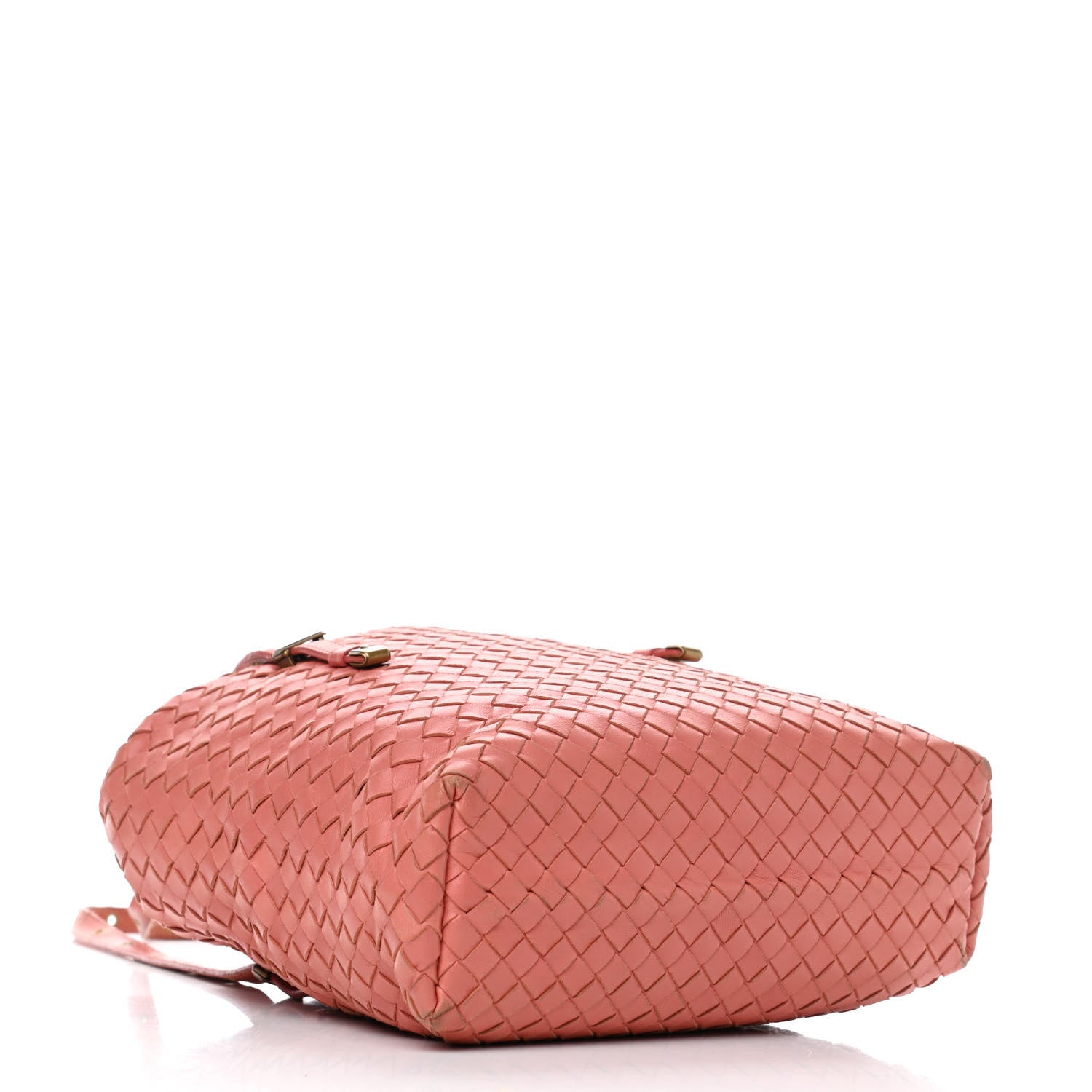 Bottega Veneta Nappa Intrecciato Mini Shopper Tote Corallo 3 of 8