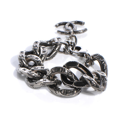 Chanel CC Chain Bracelet Dark Silver 4 of 4