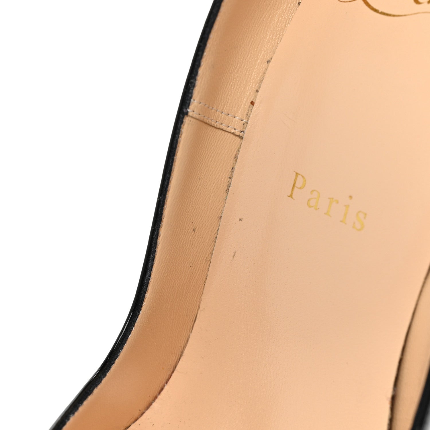 Christian Louboutin Patent So Kate 120 Pumps 37 Black 11 of 11