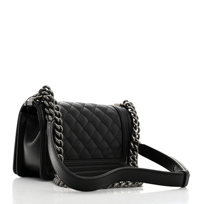 Chanel Caviar Quilted Small Boy Flap Black 2 of 10