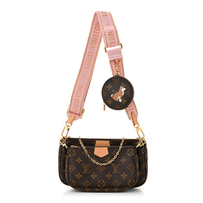Louis Vuitton Monogram My LV World Tour Multi Pochette Accessories Rose Clair 1 of 12