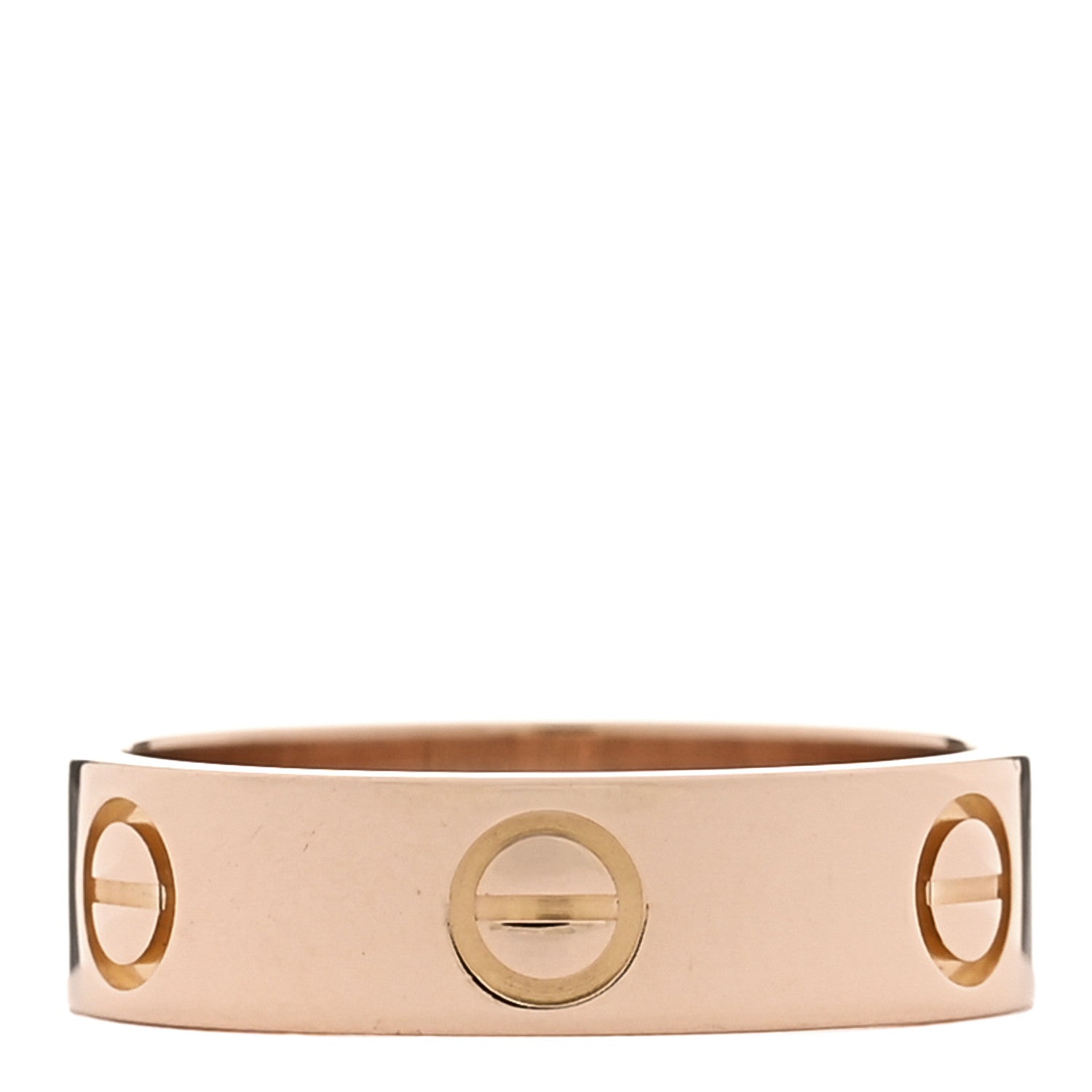 Cartier 18K Pink Gold 5.5mm LOVE Ring 56 7.5 3 of 5