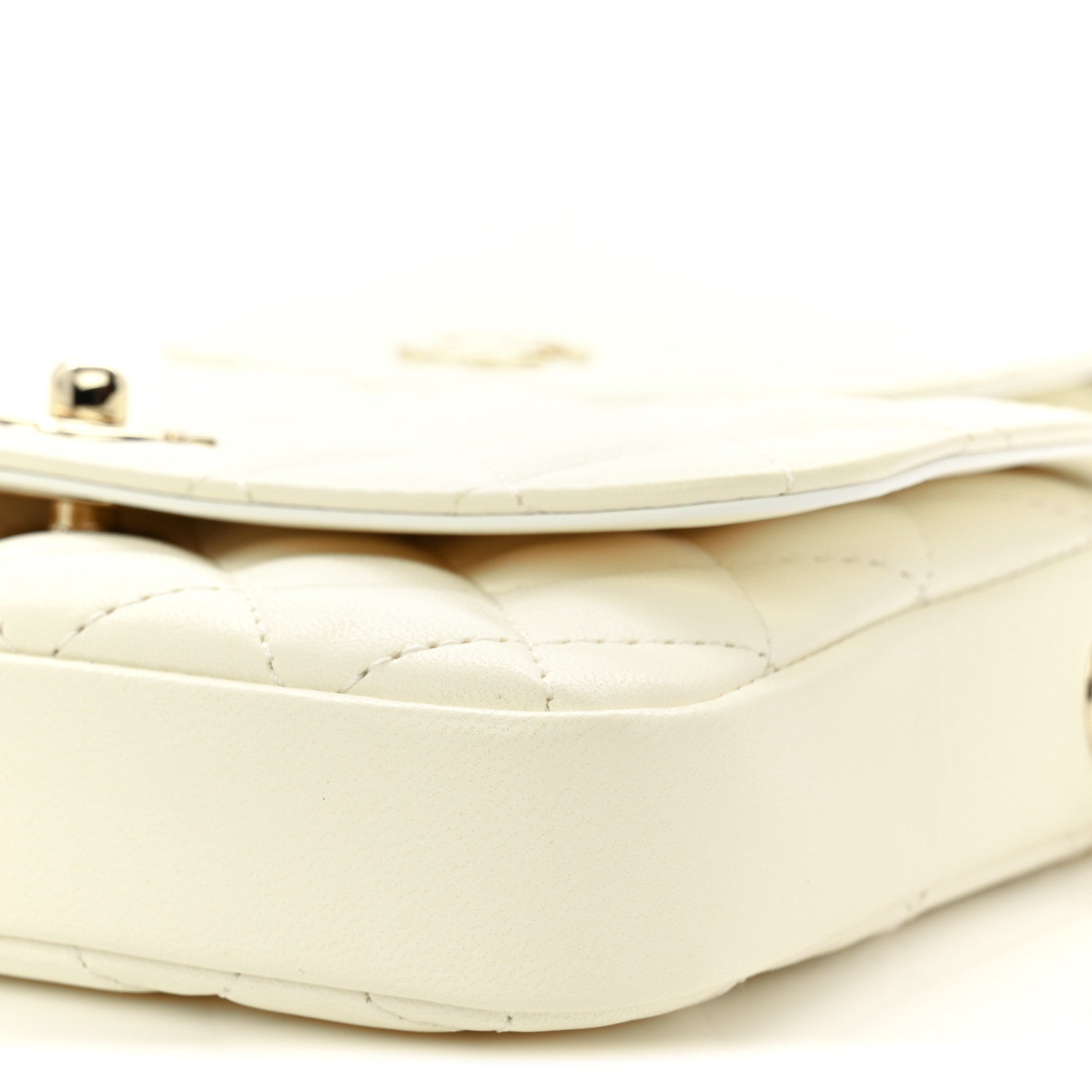 Chanel Lambskin Quilted Side Packs White 11 of 12