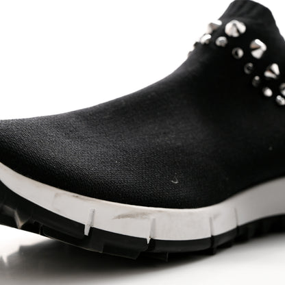 Jimmy Choo Knit Studded Sneaker 38 Black 8 of 8