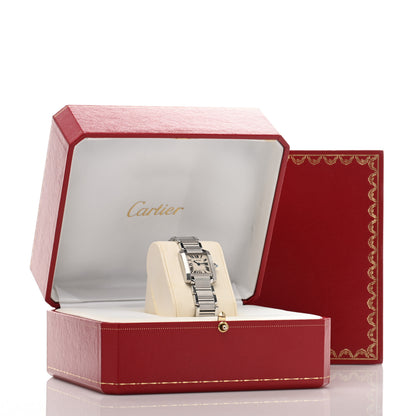 Cartier Stainless Steel 20mm Tank Francaise Quartz Watch 5 of 5