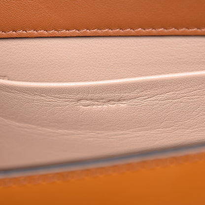 Chloe Spazzolato Sfumato Lambskin Calfskin Small Nile Bracelet Minaudiere Bag Caramel 7 of 11