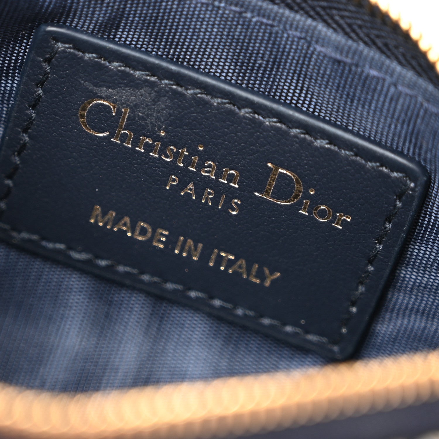 Christian Dior Oblique Key Case Blue 6 of 9