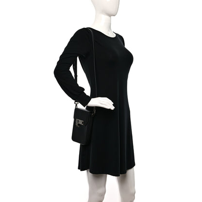 Christian Dior Smooth Calfskin Vertical Pouch Black 2 of 9
