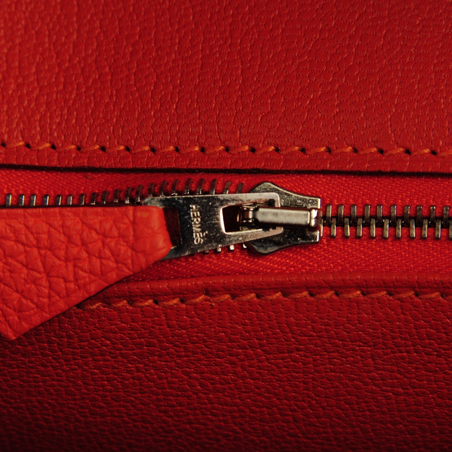 Hermes Togo Birkin 35 Feu Orange 12 of 22