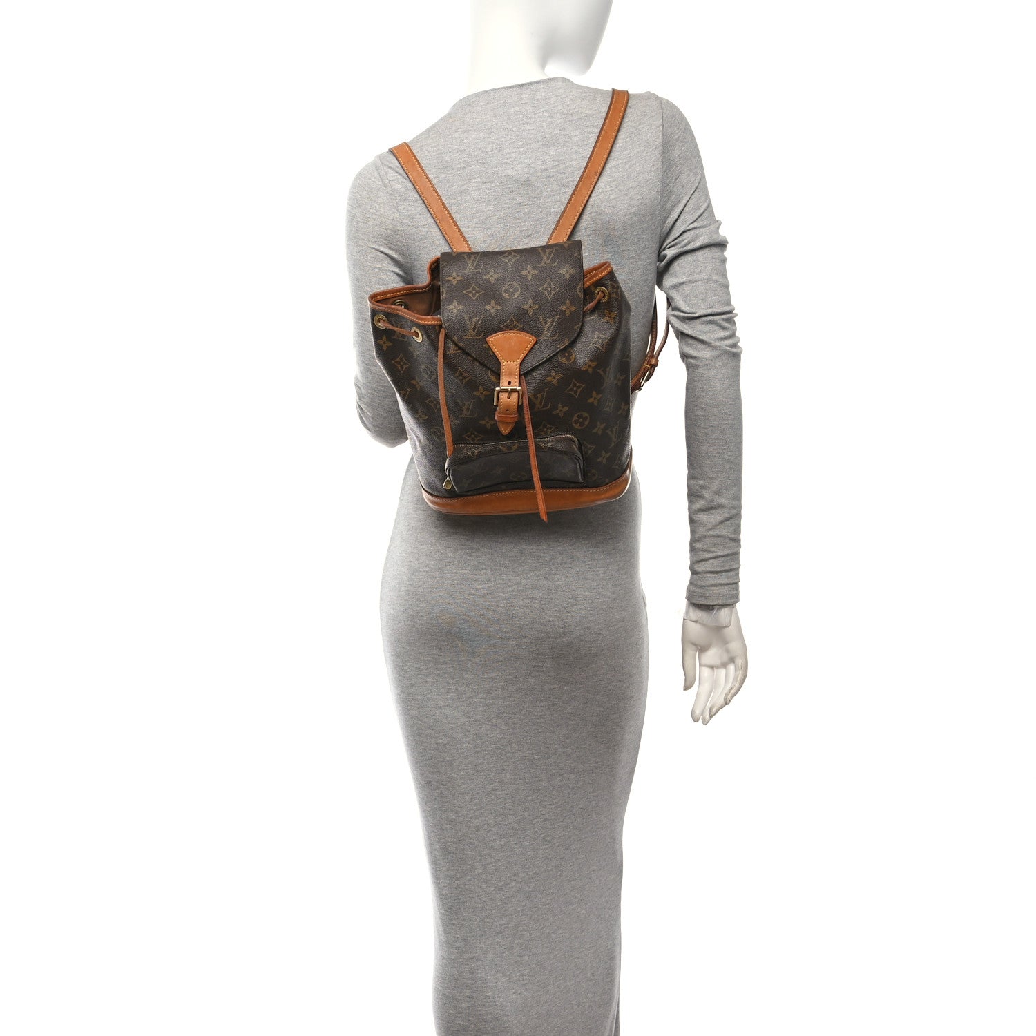 Louis Vuitton Monogram Montsouris MM Backpack 2 of 12