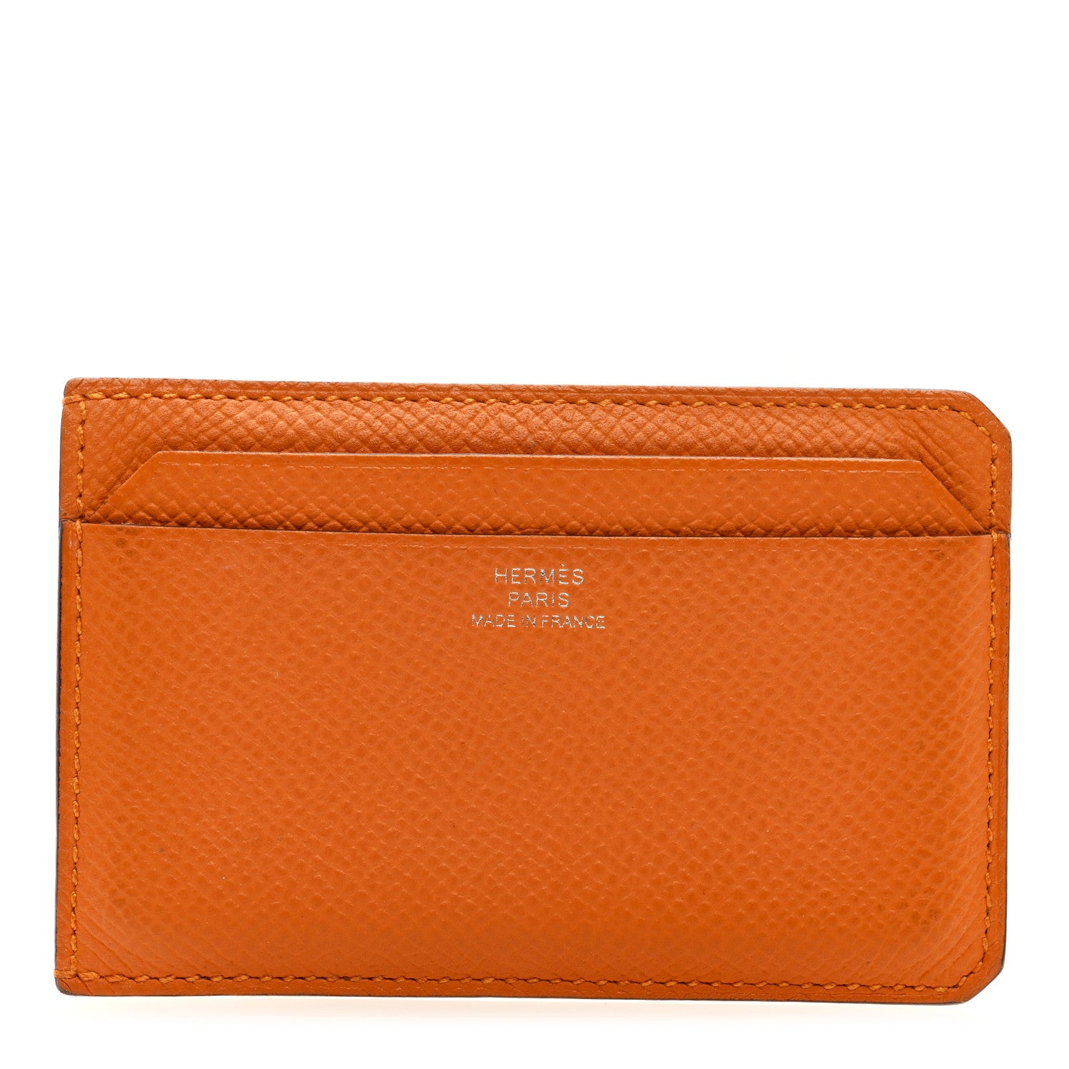Hermes Epsom City 4CC Card Holder Orange 1 of 6