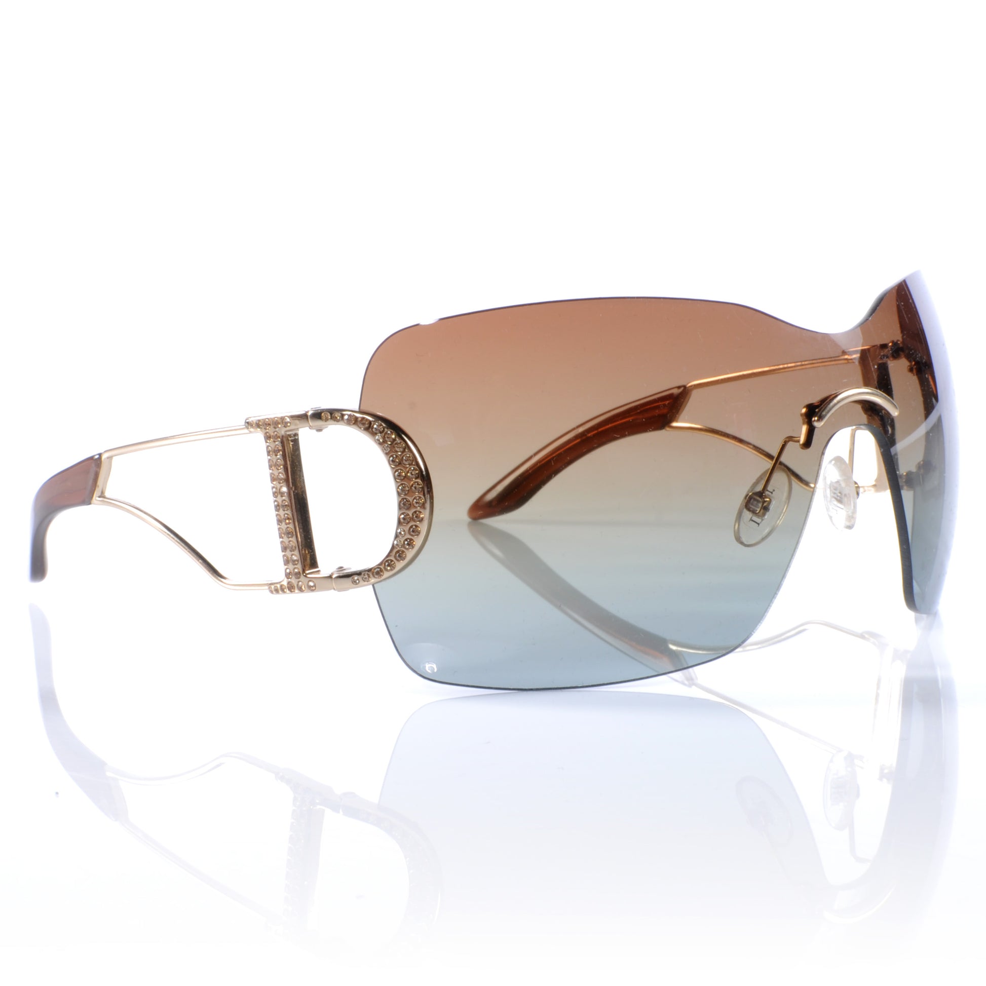Christian Dior CHRISTIAN DIOR Crystal Diorly 1 Sunglasses 1 of 6