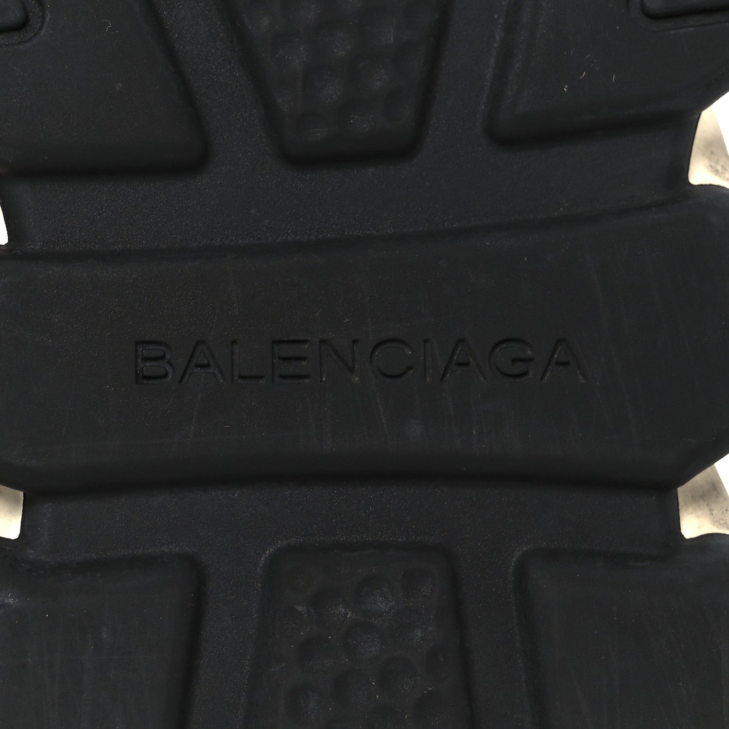 Balenciaga Knit Metal Womens Speed Sneakers 38 Black Silver 7 of 9