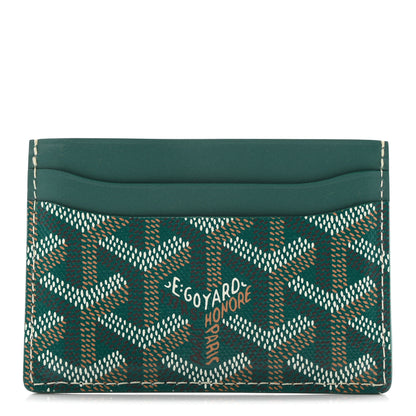 Goyard Goyardine Saint Sulpice Card Holder Green 1 of 7
