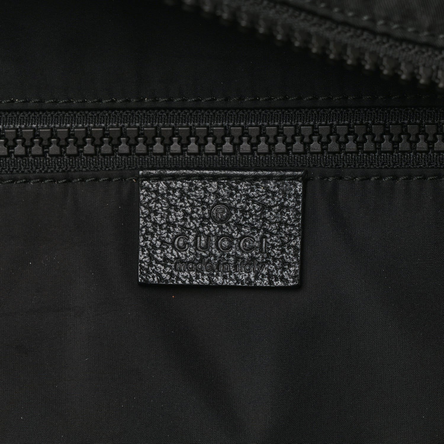 Gucci Nylon Twill 80s Logo Patch Backpack Black 7 of 11