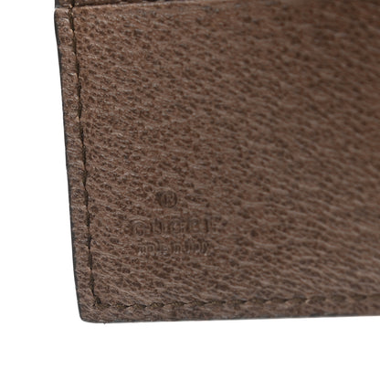 Gucci GG Supreme Monogram Web Ophidia French Flap Wallet Beige New Acero 7 of 8
