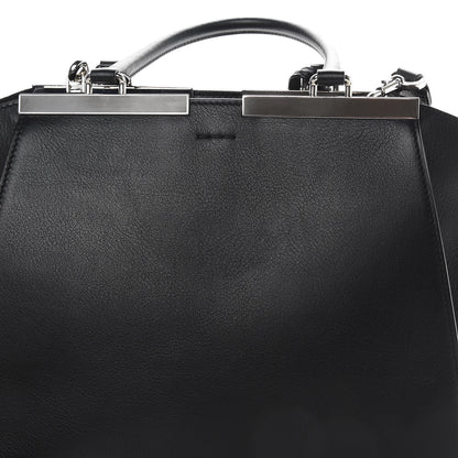 Fendi Vitello Dolce Petite 3jours Tote Black 8 of 11