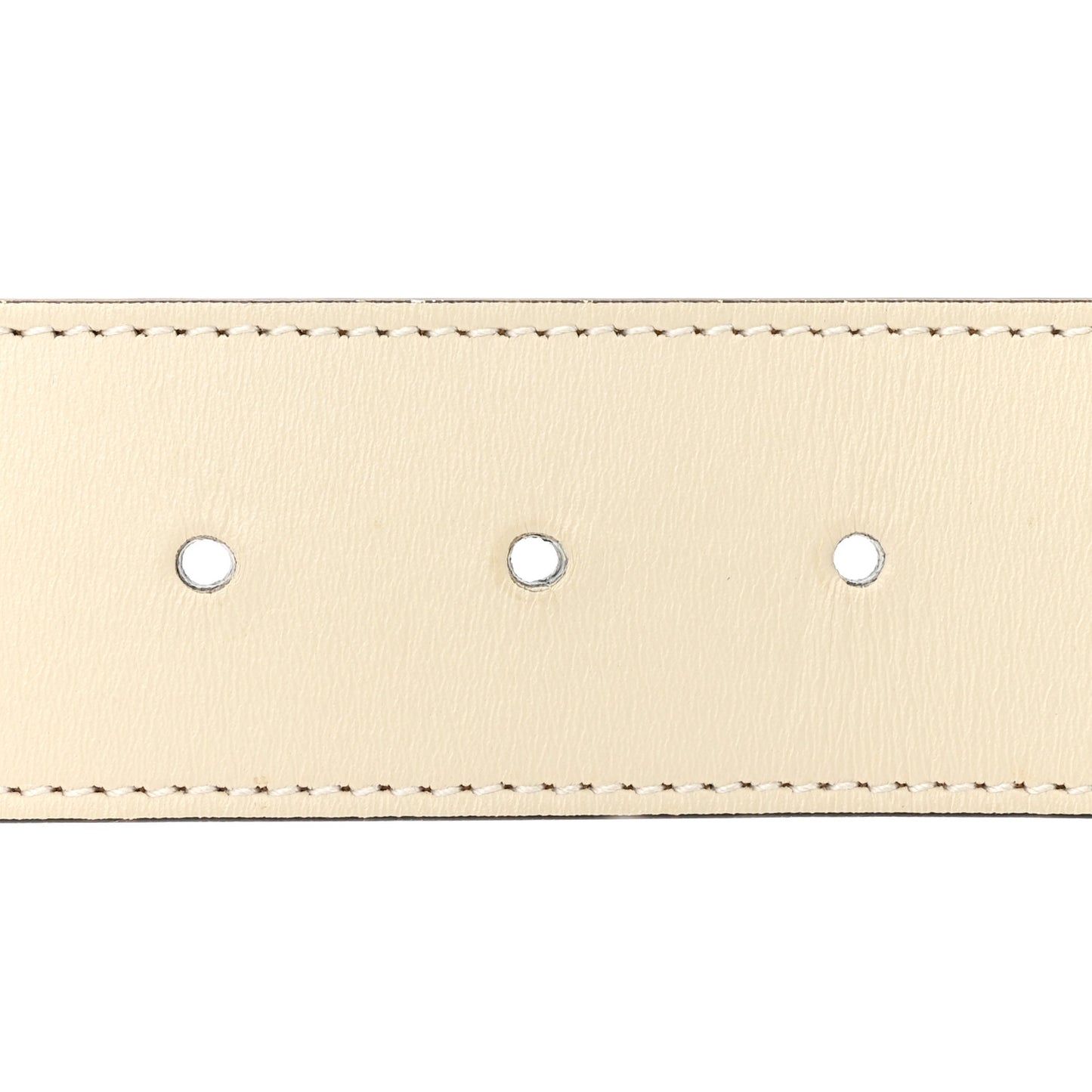 Calfskin Double G 40mm Belt 80 32 Mystic White
