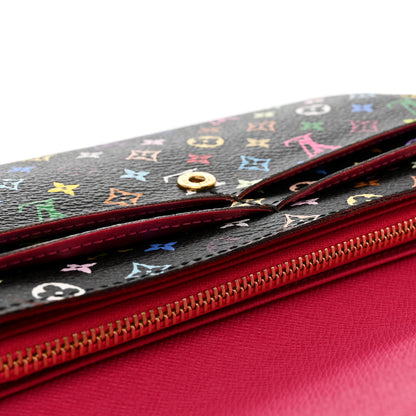 Louis Vuitton Monogram Multicolor Sarah Wallet Black Grenade 7 of 7