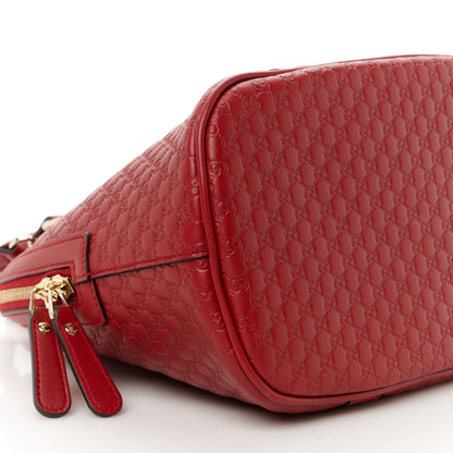 Gucci Microguccissima Medium Dome Bag Red 11 of 12