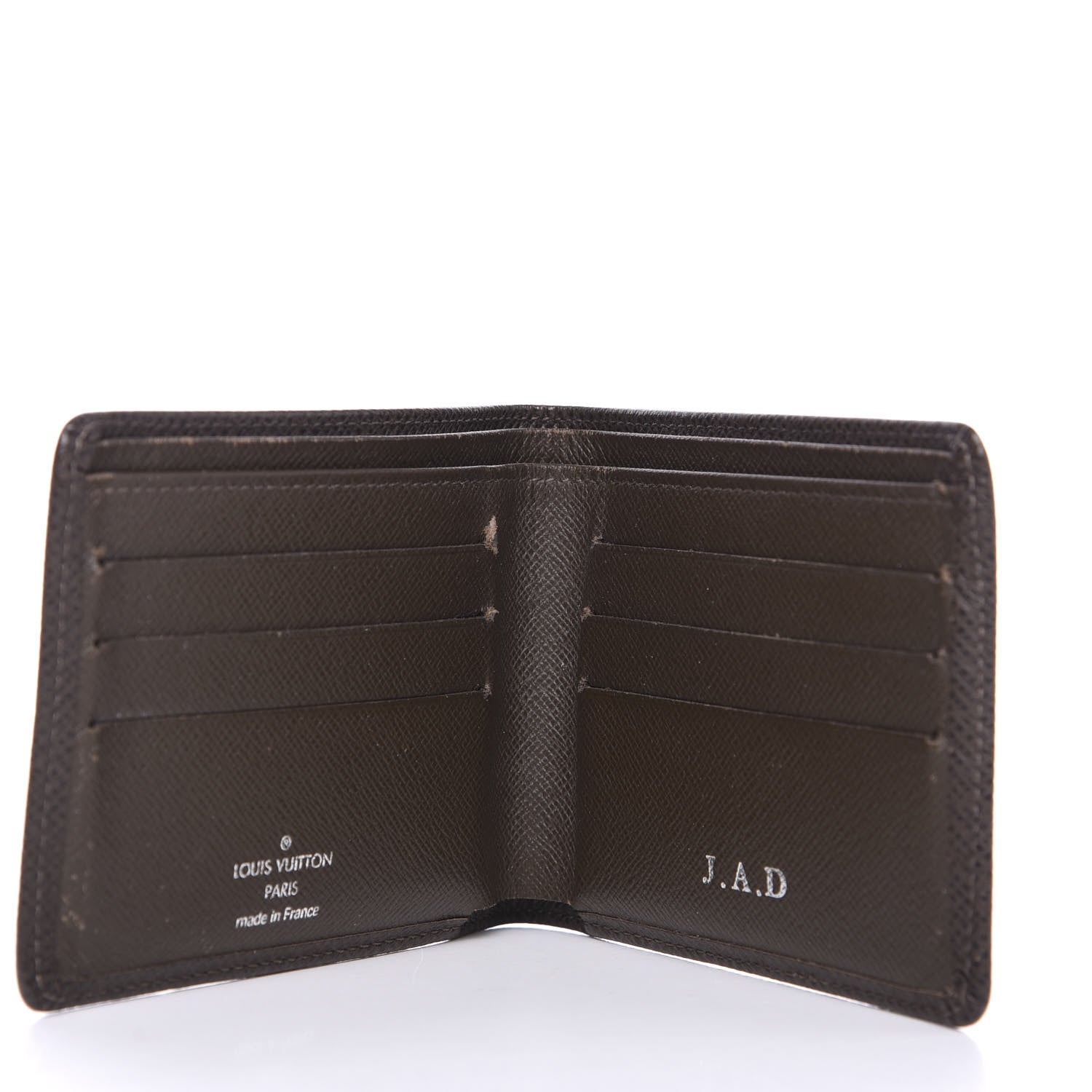 Louis Vuitton Taiga Billfold 6 Credit Card Wallet Grizzli 4 of 8