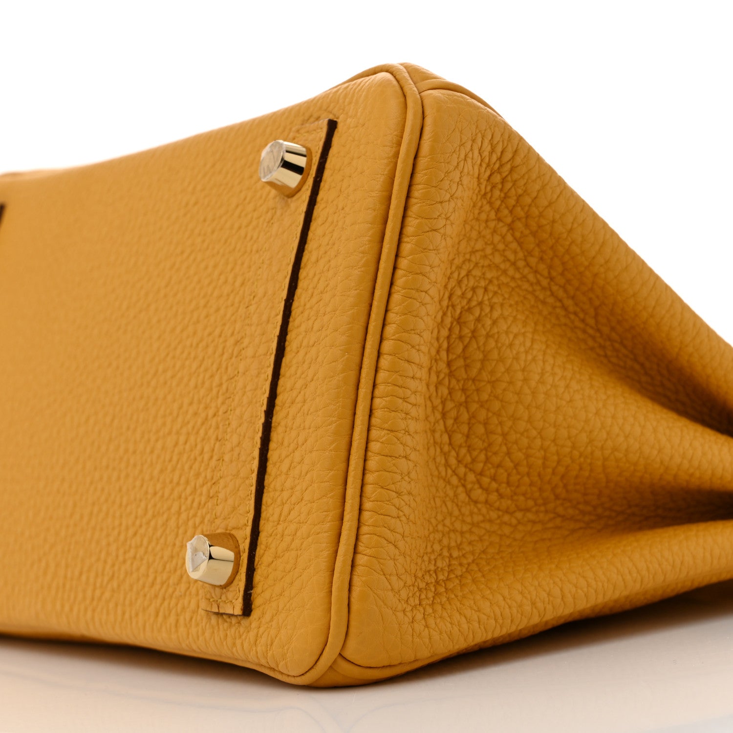 Hermes Togo Birkin 25 Jaune Ambre 10 of 11