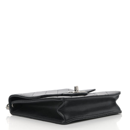 Chanel Goatskin Quilted Acrylic Beads Flap Black 4 of 13