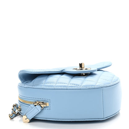 Chanel Lambskin Quilted CC In Love Heart Bag Light Blue 4 of 10