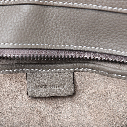 Celine Drummed Calfskin Nano Luggage Souris 7 of 10