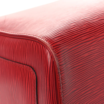 Louis Vuitton Epi Keepall 50 Castillan Red 8 of 11