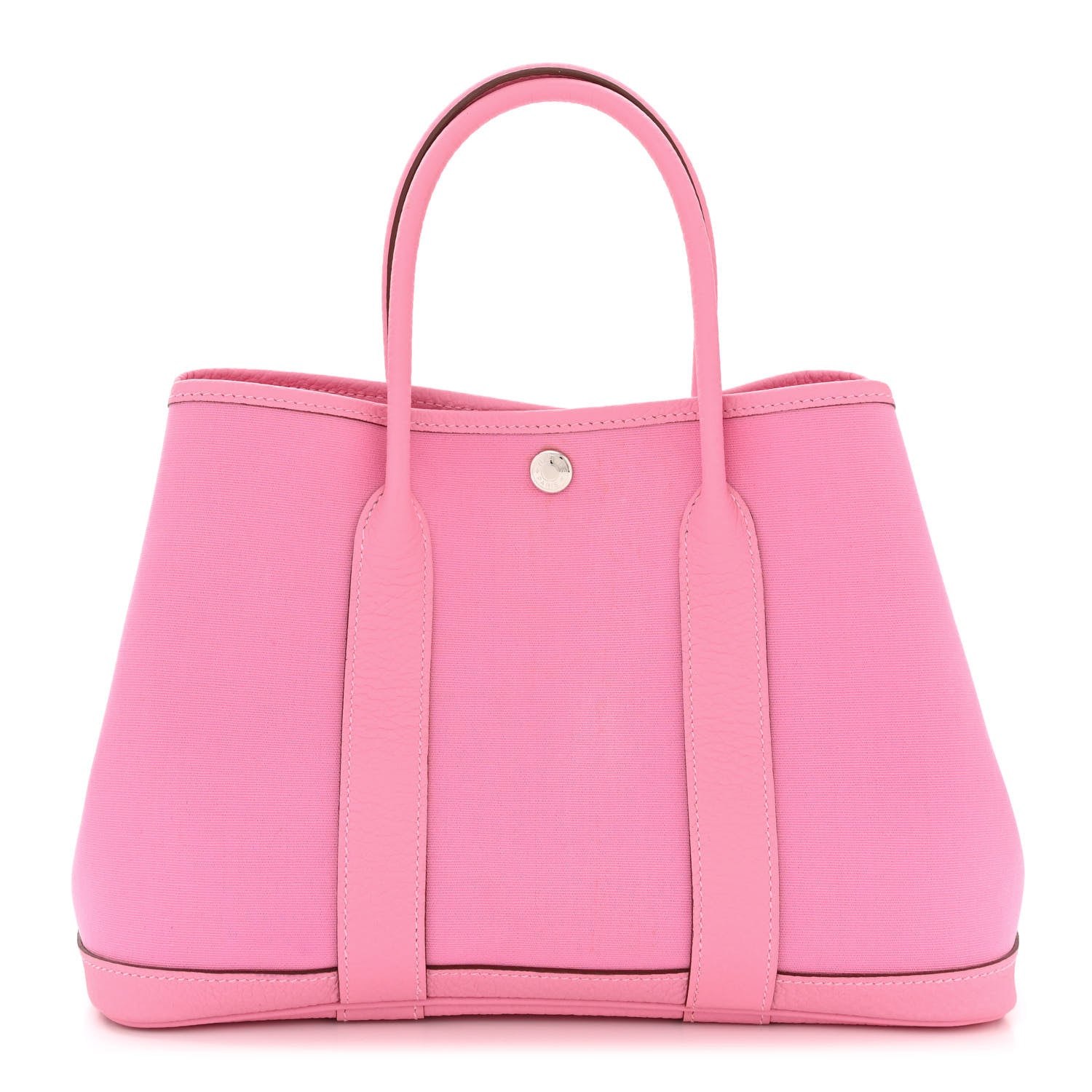 Hermes Toile Officier Vache Country Garden Party 30 TPM Pink 1 of 11