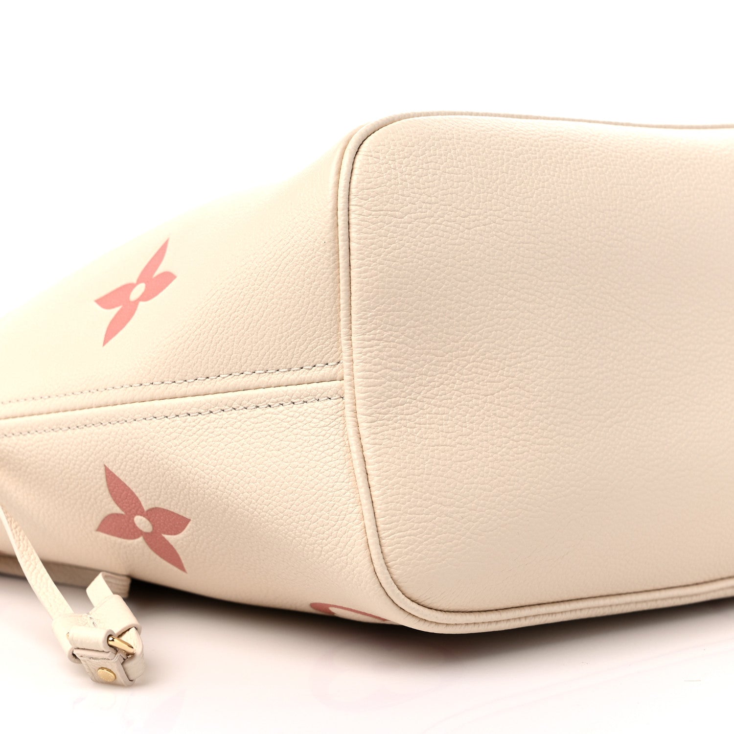Louis Vuitton Empreinte Monogram Giant Neverfull MM Creme Rose Trianon 7 of 8