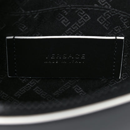 Versace Calfskin Versace With Love Pochette Black 6 of 10