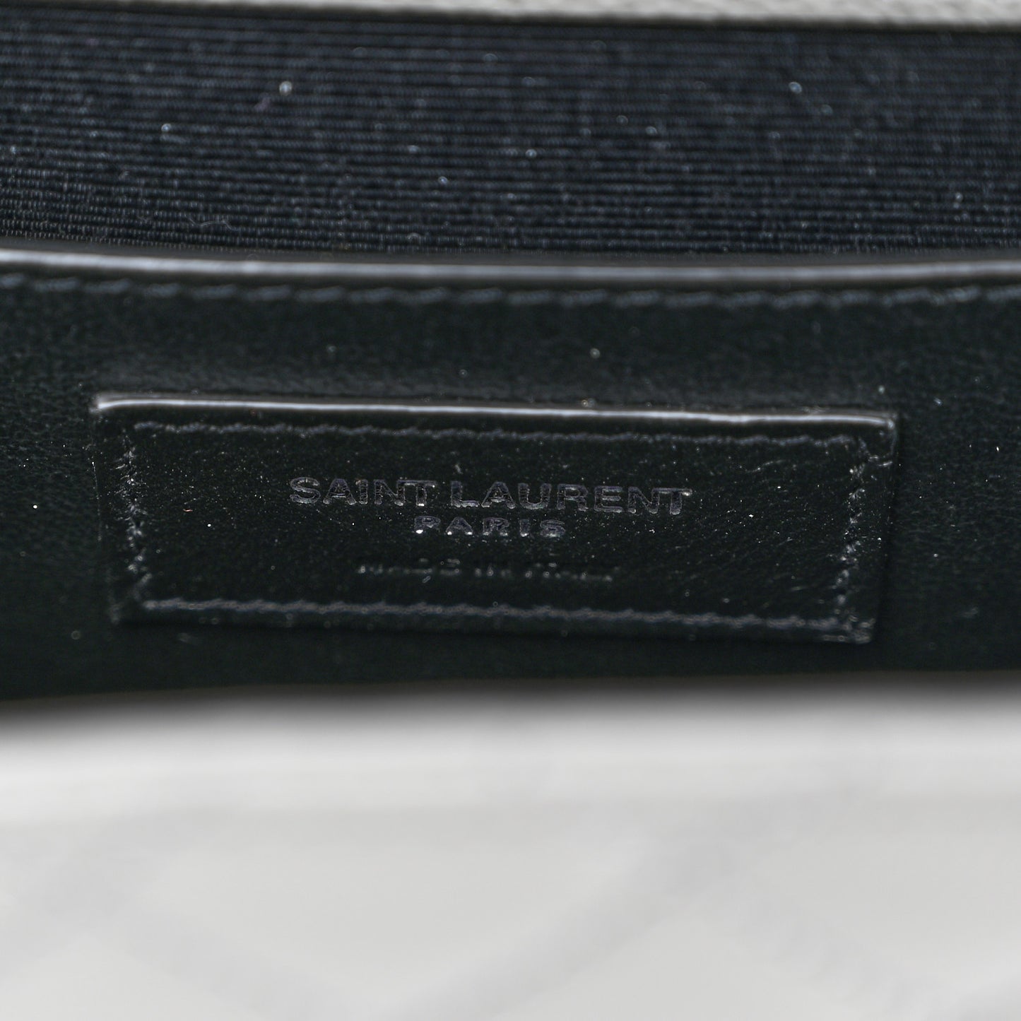 Grain De Poudre Textured Mixed Matelasse Medium Triquilt Monogram Satchel New Stone