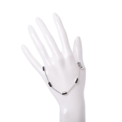 Bulgari 18K White Gold Parentesi Chain Bracelet 2 of 4