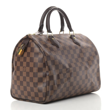 Louis Vuitton Damier Ebene Speedy 30 2 of 9