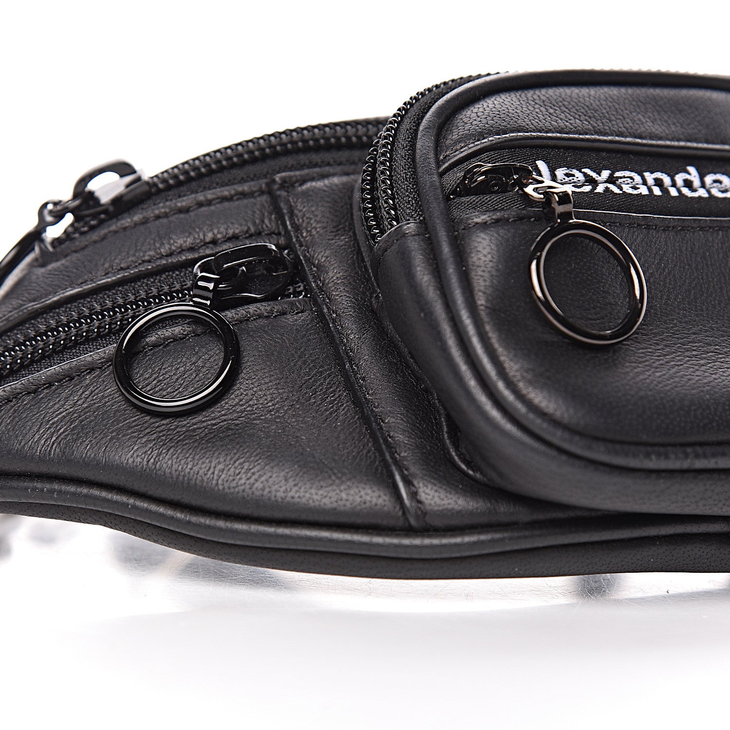 Alexander Wang Lambskin Attica Mini Belt Bag Black 7 of 9