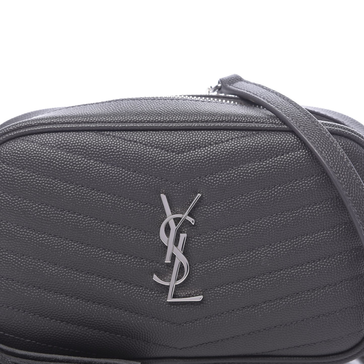 Grain De Poudre Matelasse Monogram Mini Lou Camera Bag Asphalt